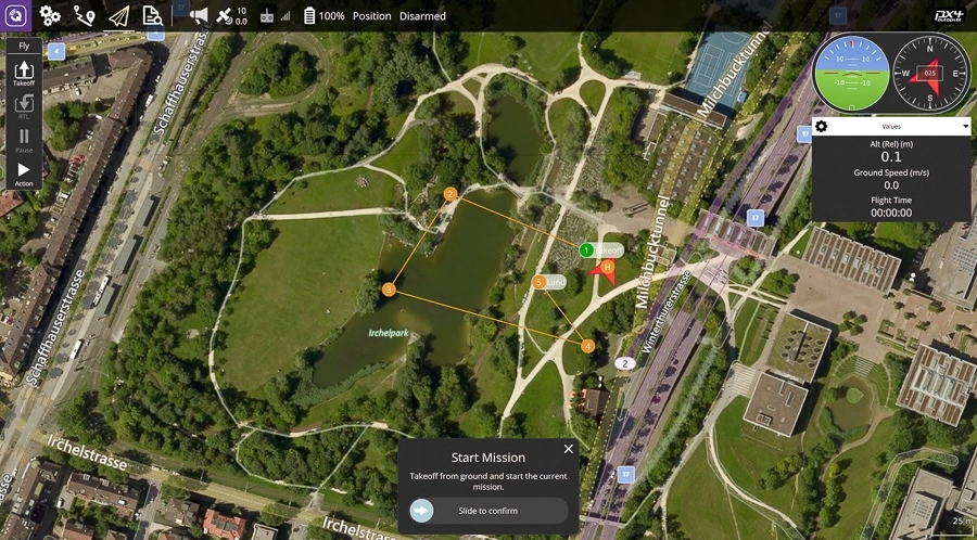 zenith aerotech tethered drone user interface software