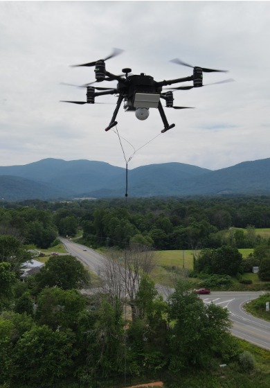 Zenith Aerotech quad-8 tethered drone system