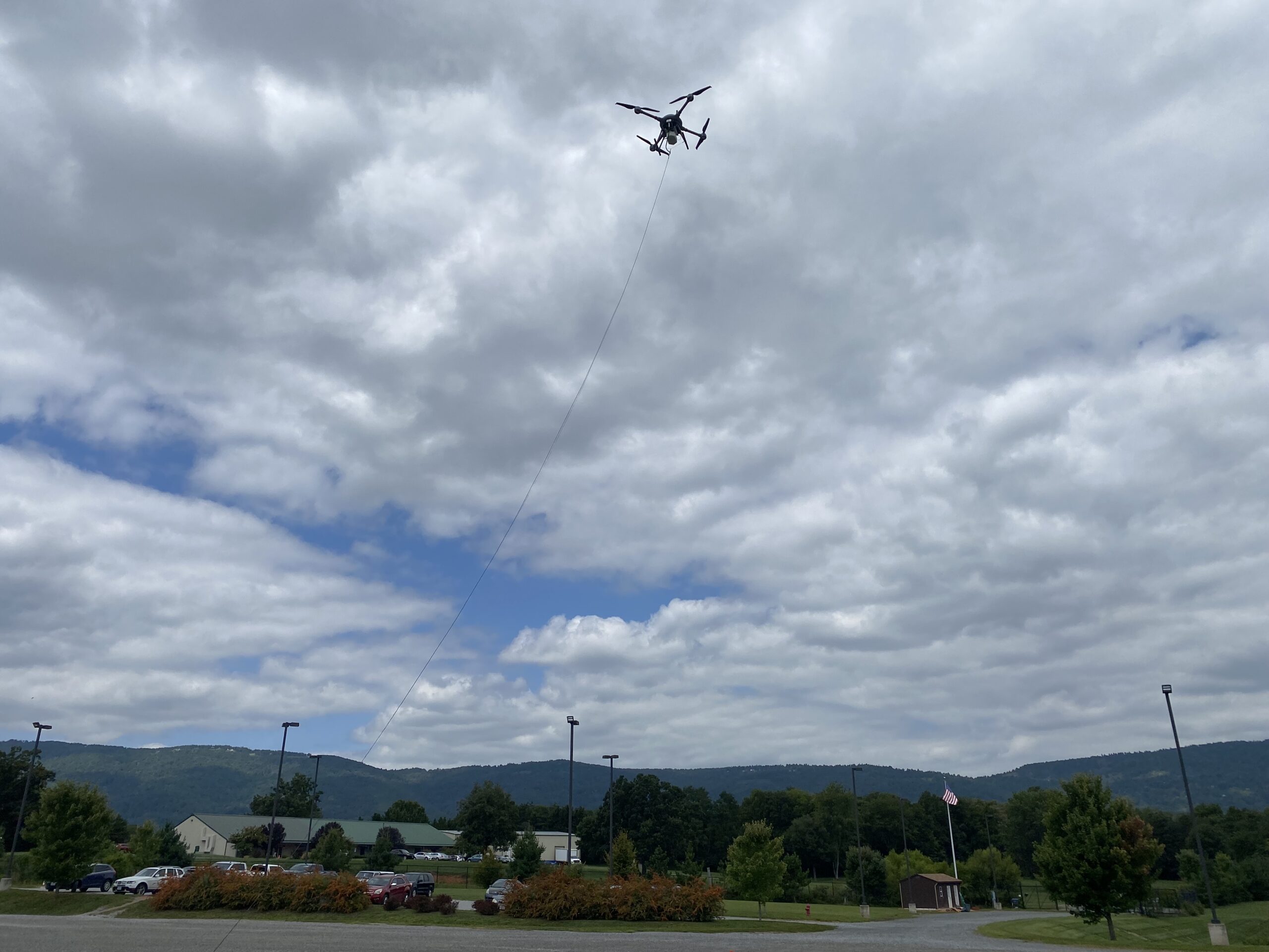 Zenith Aerotech tethered drone in the field