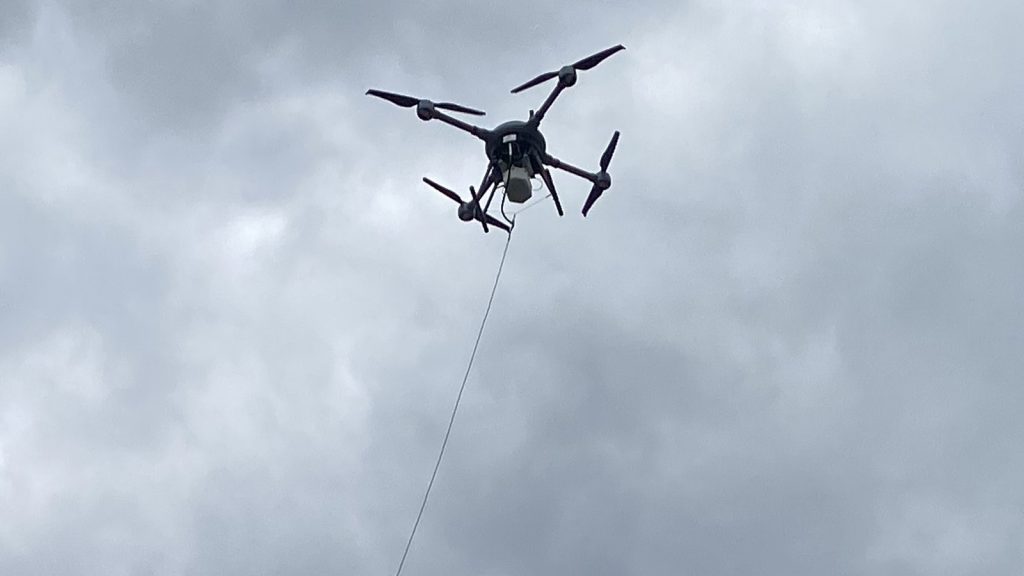 Quad-L in flight