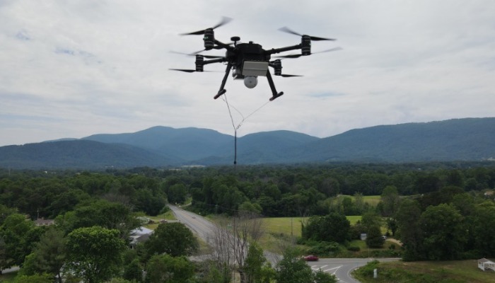 Zenith Aerotech tethered drone during 108-hour endurance flight